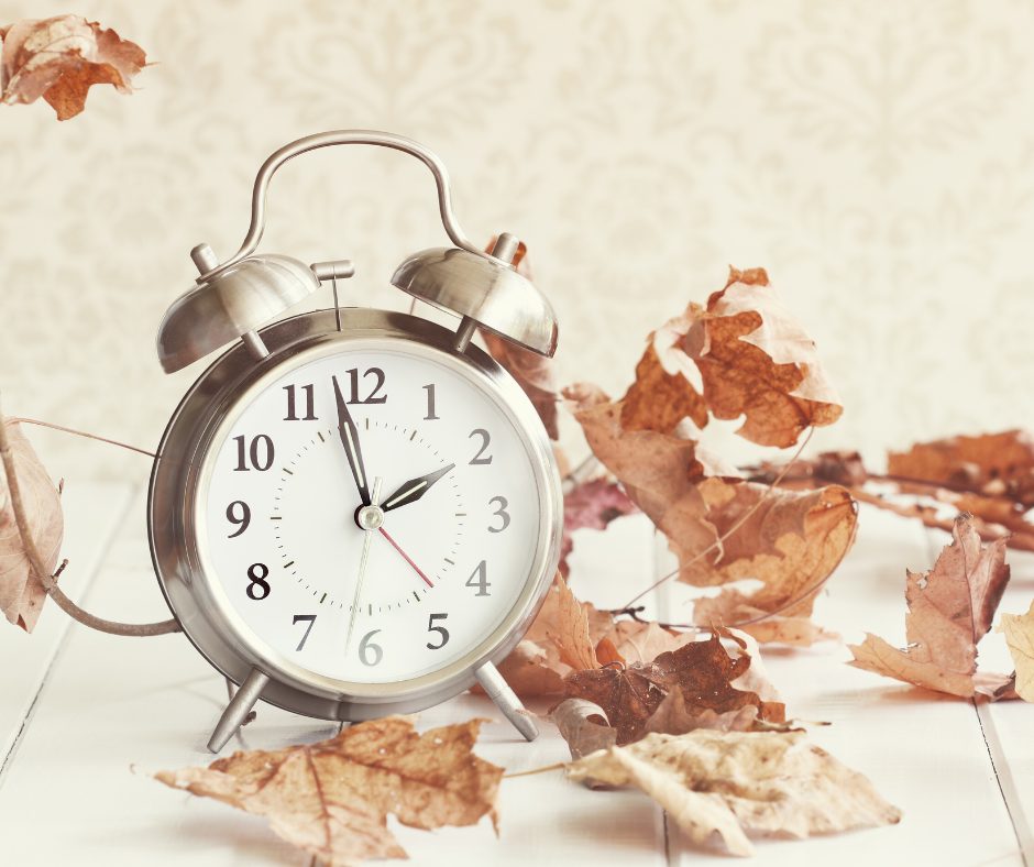 Daylight savings end